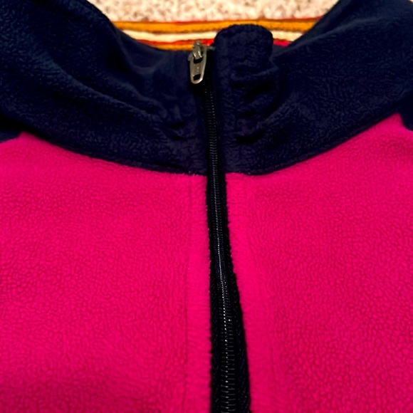 Columbia Purple/Navy Fleece 1/4 Zip Top - Picture 4 of 7